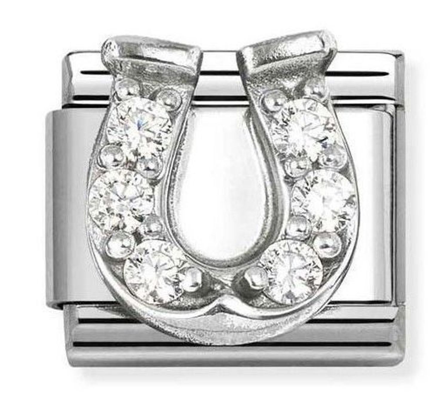 Zawieszka Nomination Composable Silver Podkowa z Cyrkoniami 330304 51 – Zawieszka do Bransoletki.jpg